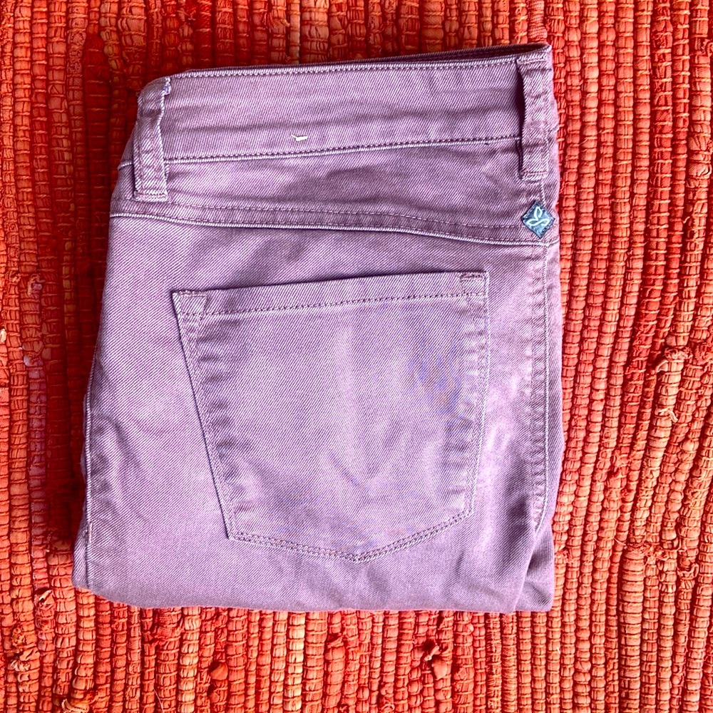 Womens Prana Lavender purple skinny jeans